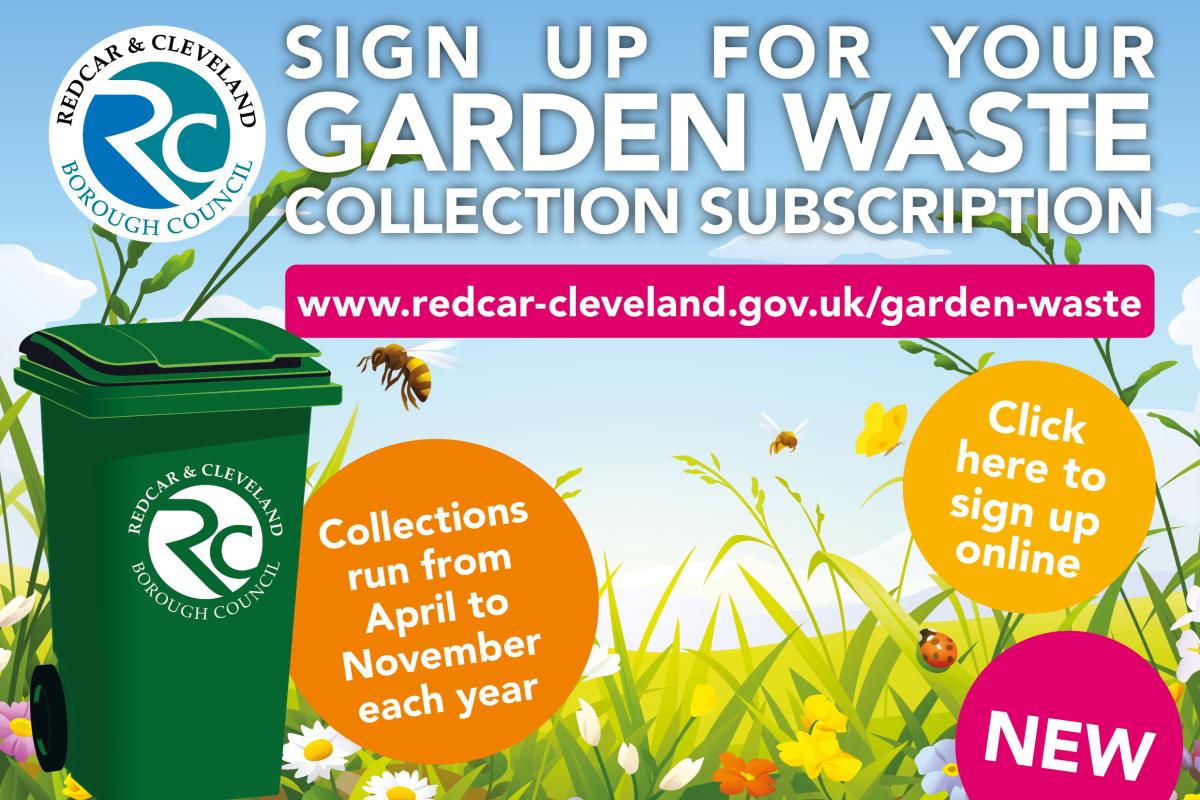 Sign up for garden waste collection service | Redcar and Cleveland